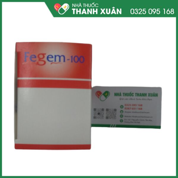 Fegem-100 -bổ sung sắt hiệu quả